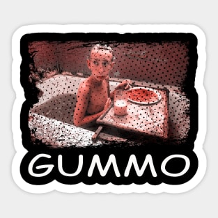 Harmony S Vision A Raw Glimpse Into Gummo S Unconventional Tale Sticker